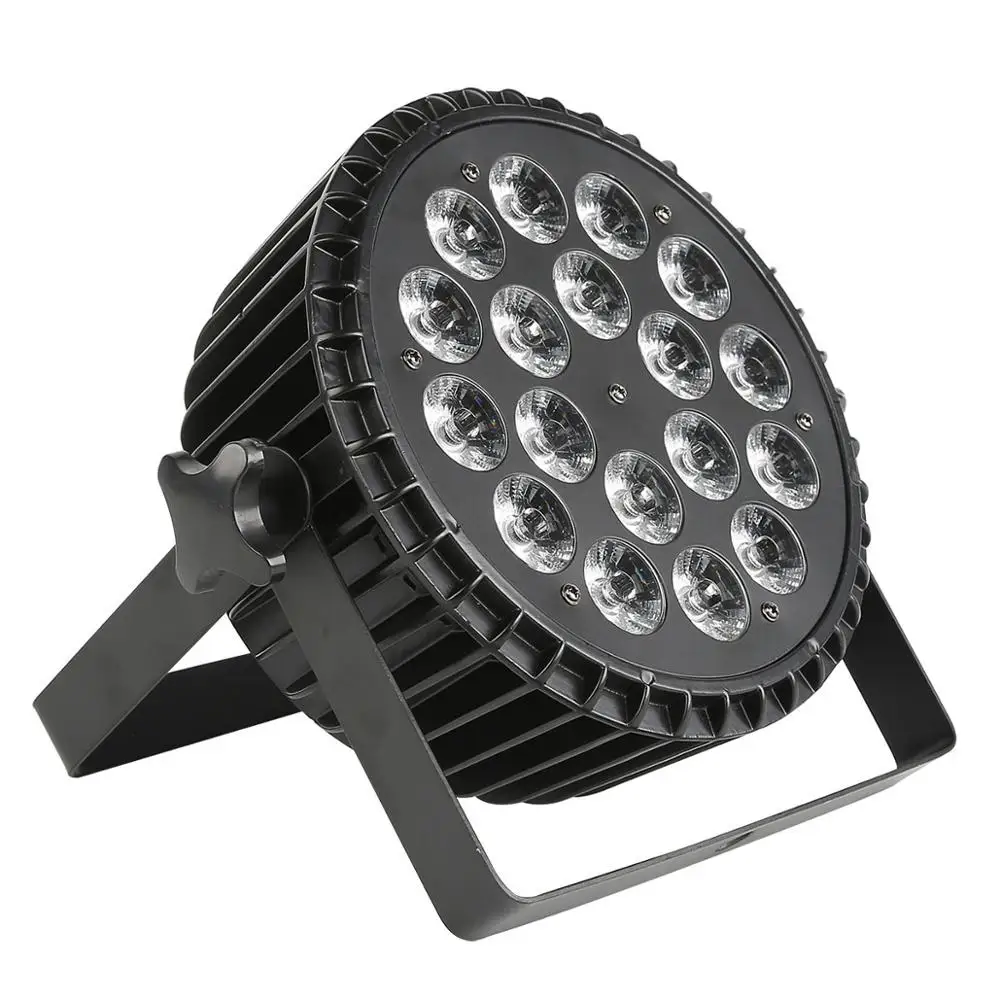 4PCS 270W 18LED RGBWA UV 6IN1 Stage Effect Par Lighting DMX512 Strobe Party DJ