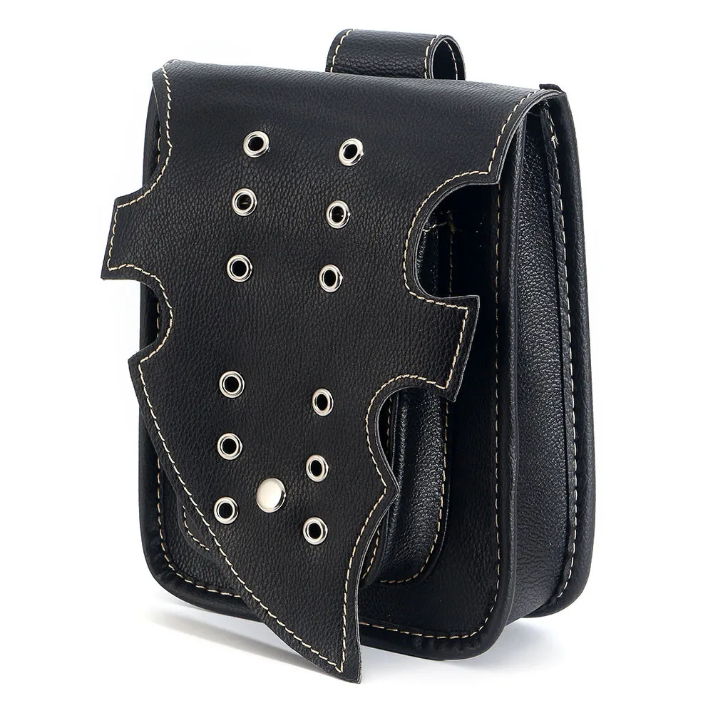 

Neverland Satchel Faux Leather Motorcycle Side Leather Bag Motorbike Saddlebags For Harley Sporster Black D35
