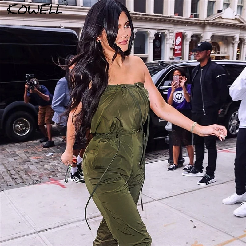 cold shoulder romper pants