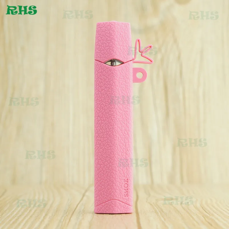 2 шт RHS Smok Infinix силиконовый защитный чехол кожаный чехол щит наклейка обёрточная Изысканная - Цвет: pink