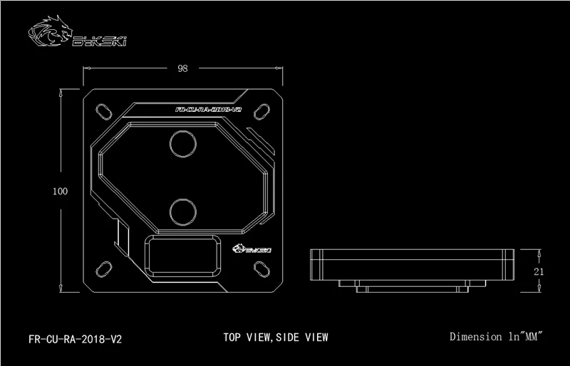 Bykski cpu водоблок FR-CU-RA-V2 для INTEL LGA1150 1151 1155 1156 2011X99 черный серебристый RGB поддержка GND водяное охлаждение