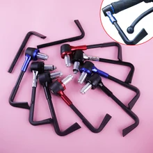 

DWCX 4pcs Motorcycle 22mm 7/8inch Brake Clutch Lever Protector Guard Handguard with Plastic Handles and Wrench