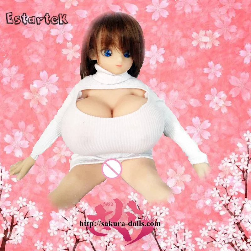 60 см кукла Сакура 1/3 мягкая ТПЭ огромная грудь сексуальная Аниме Кукла полный набор Коллекционная кукла для праздничного подарка