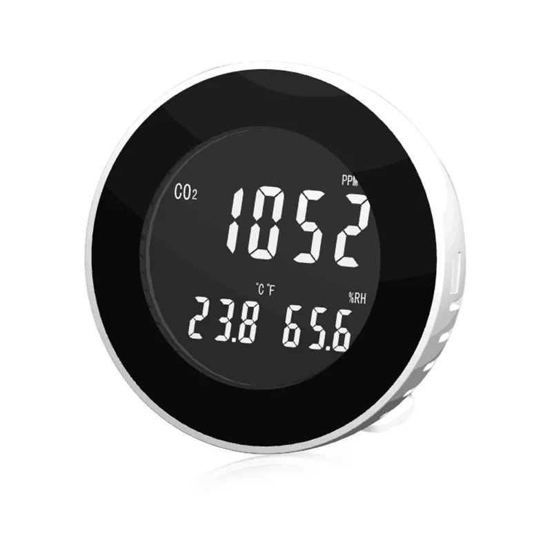 HT-501 3 в 1 Co2 метр Температура гигрометр Цифровой Портативный газа детектор утечки анализатор co2 монитор тестер