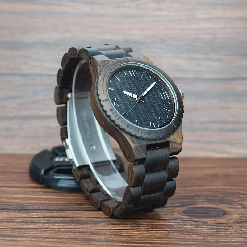 sihaixin wood watches men luxury male clock B52G (12)