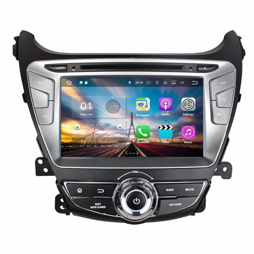Android 7 1 Quad Core 8 Car font b radio b font dvd GPS Multimedia Head