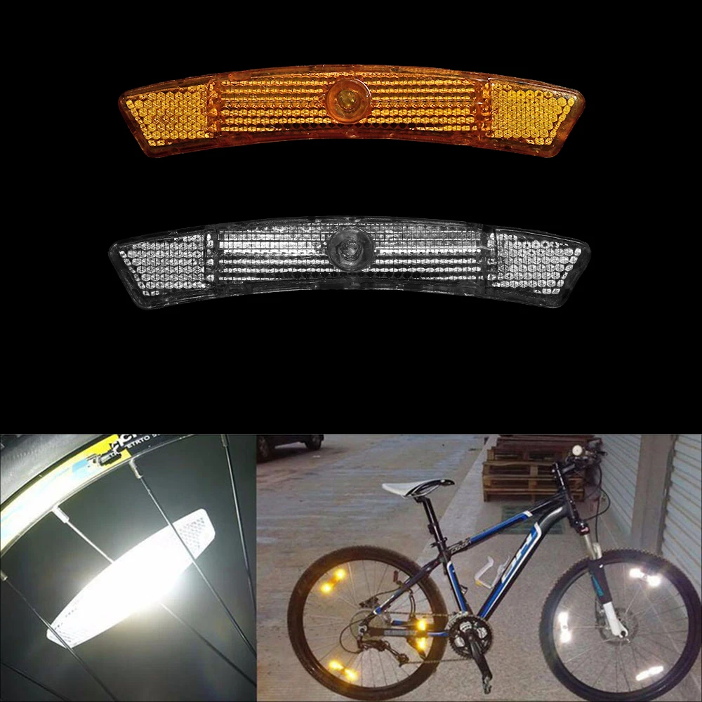 1 пара отражатель для велосипедных спиц|spoke reflector|reflective mount clipwheel lamp |