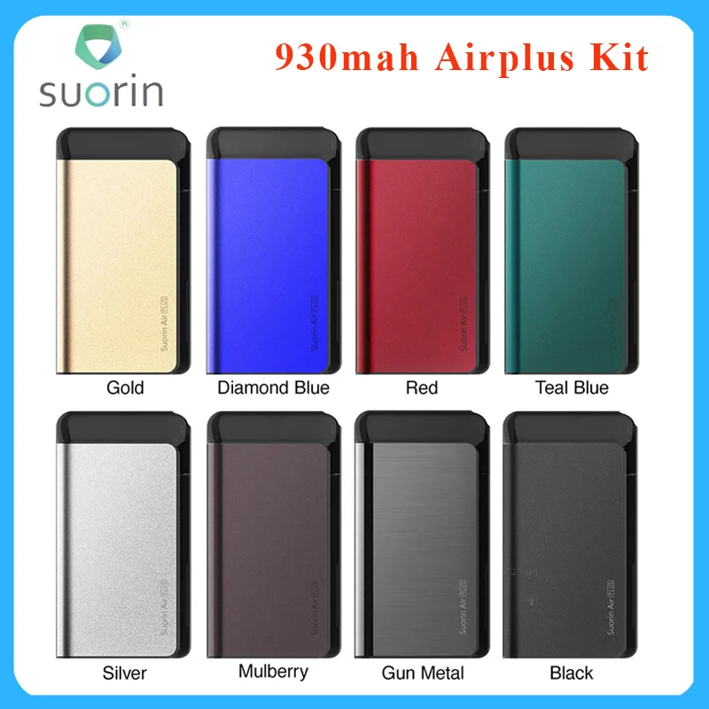 Pod system kit Suorin Air Plus Kit встроенный 930 мАч 3 5 мл электронная сигарета картридж vape vs