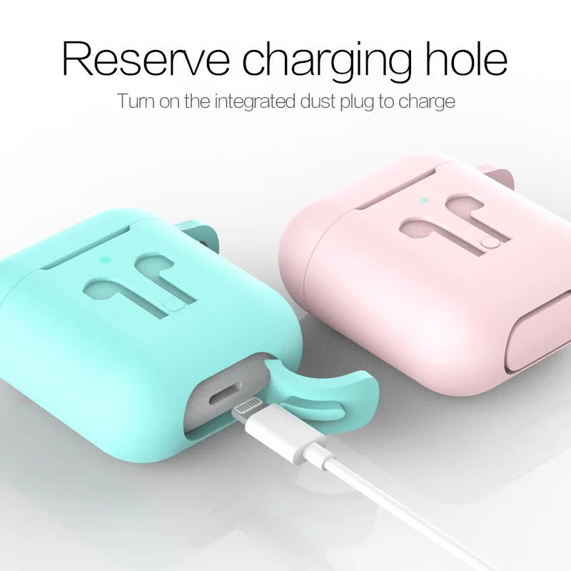 

New Airpods1 2 Generation Thicker Universal Earphone Sleeve Drop Protection Sleeve for Apple Airpods Airpod Case Air Pods Case