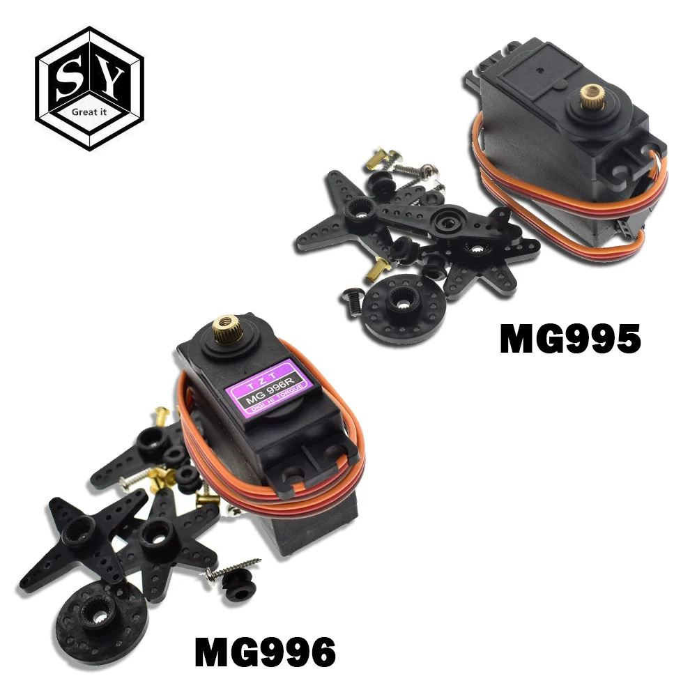 

Servos Digital MG995 MG996 Servo Metal Gear for Futaba JR Car RC Model Helicopter Boat For Arduino UNO DIY