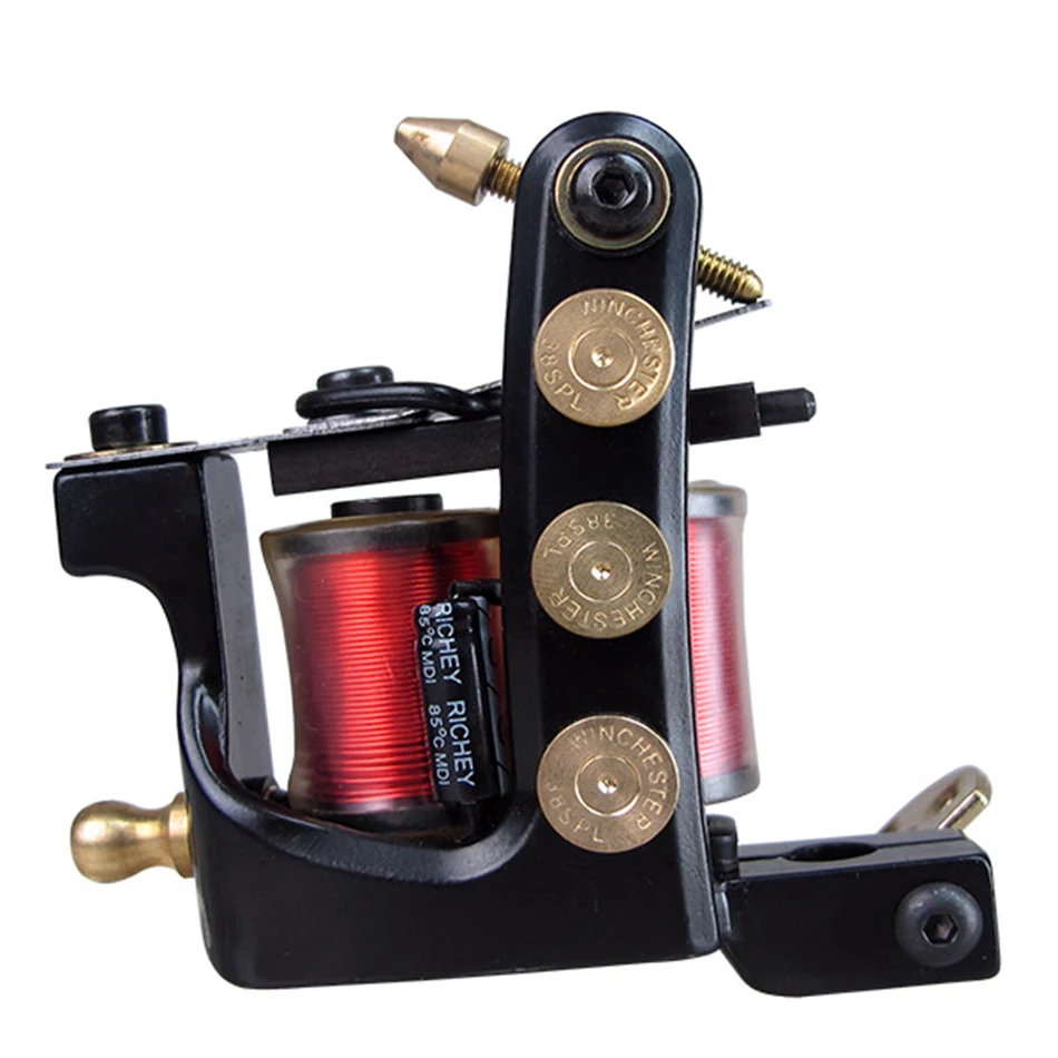 

GUCCTA 1Pcs New 10 Wraps Coil Tattoo Machine Light Weight Tattoo Guns for Beginner Shader Liner maquina de tatuagem professional