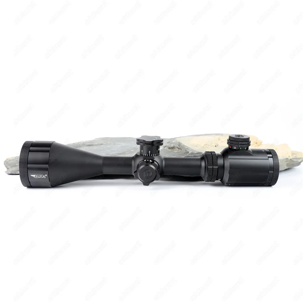 BSA Stealth Tactical STS 4-16X44 IR Hunting Optics Riflescopes Side Parallax Glass Etched Mil Dot Reticle Turrets Lock Scope (6)