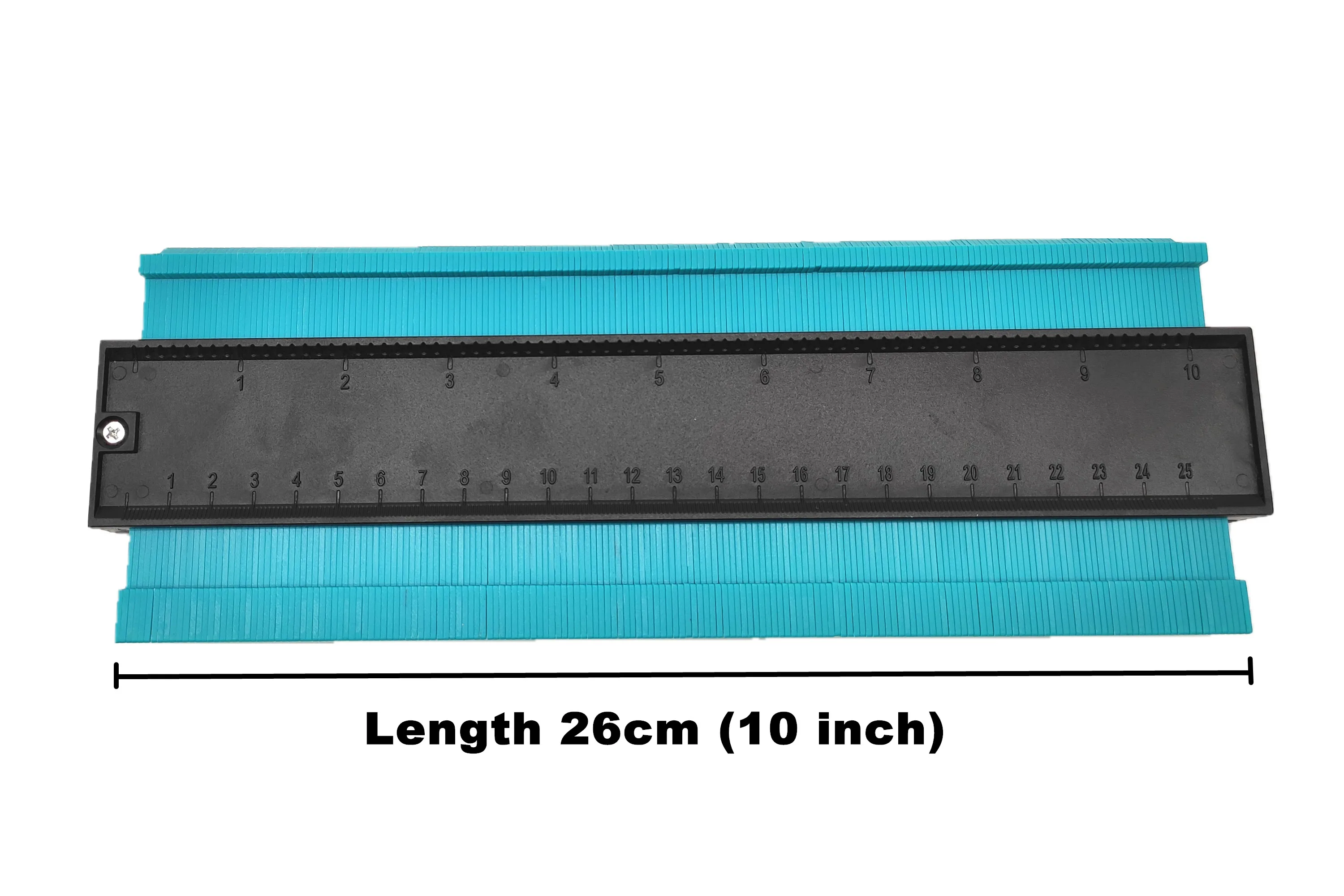 250 мм 1" Ширина пластикового профиля копия контурного датчика Дубликатор шаблон кривизны масштаб маркировки плитки ламинат плитки инструменты