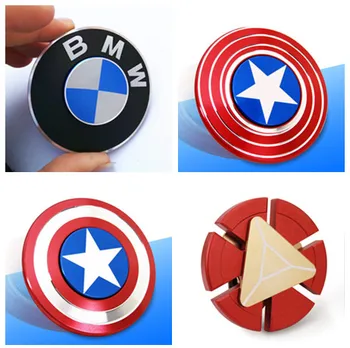 

B01 Hand Spinner toys Fidget Spinner Captain America shield fidget spinner EDC hand spinner for interesting anti pressure toys