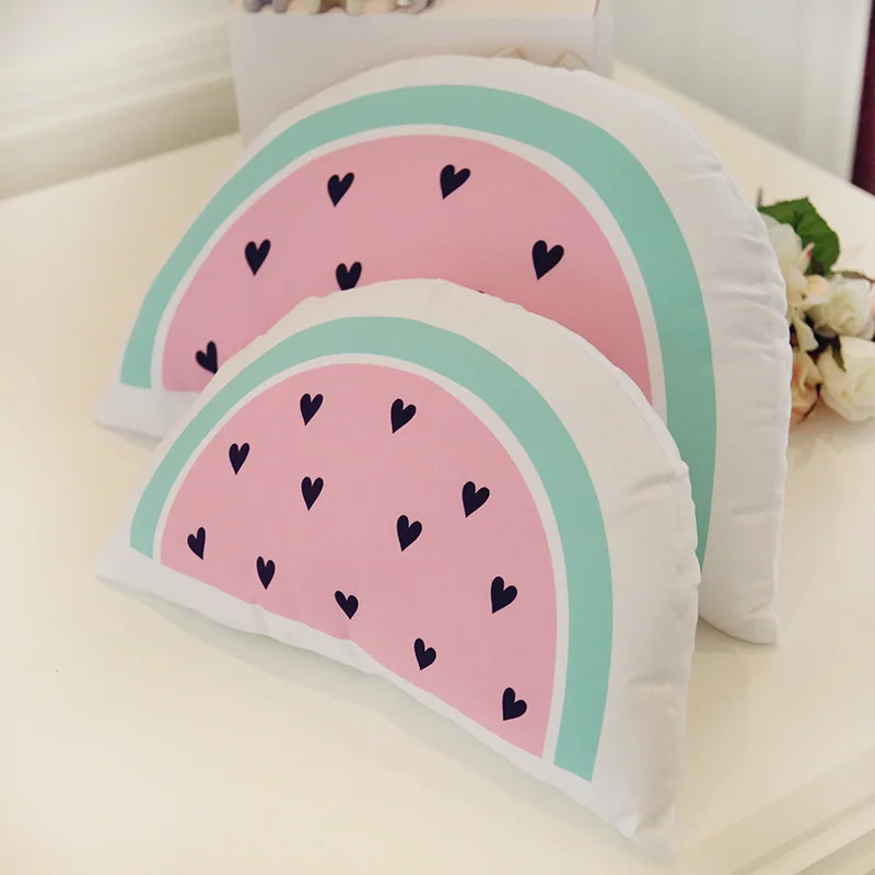 Милые Инс зубы шиншиллы подушки Тоторо мороженое подушки «арбуз» офисный Поясничный детский креативный подарок украшения для домашнего праздника