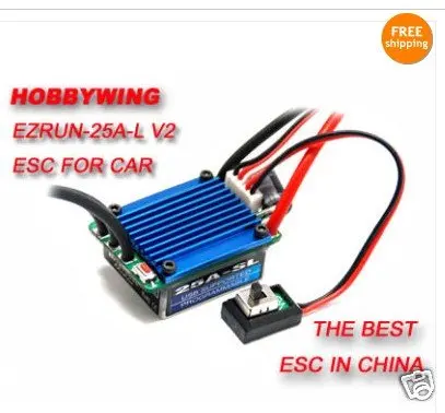 

Hobbywing EZRUN-25A-SL-L Brushless ESC for 1/18 Car V2