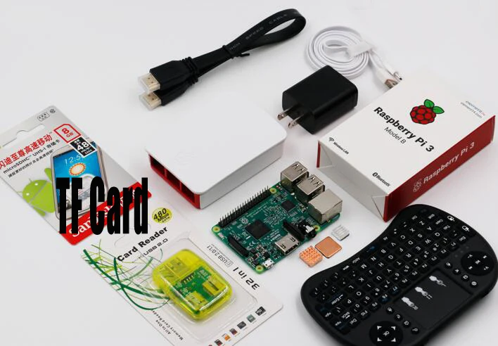 Новый Raspberry Pi комплект оригинальных Raspberry Pi 3 b модель развитию с малиновым Pi вентилятор Raspberry Pi 3 чехол клавиатуры