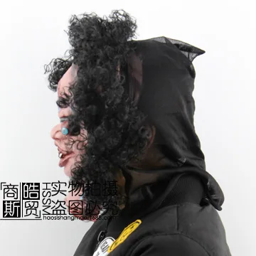 Костюм для Хэллоуина супер крутая Детская кукла привидение ужас латексная маска