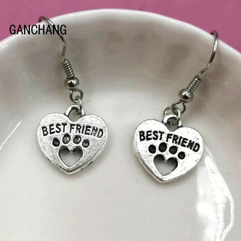 

Best friends, love earrings, female pendant earrings, friendship gifts