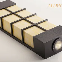 Светодиодный настенный светильник из железного мрамора, длинный тент, открытый IP65, водонепроницаемый для сада, парка, новое украшение