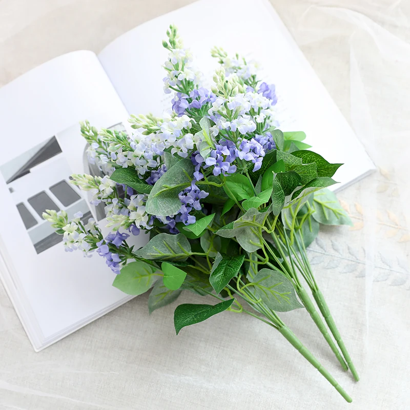 Цветы ветка красивый искусственный букет Искусственный цветок гиацинт очаровательный декоративный искусственный цветок