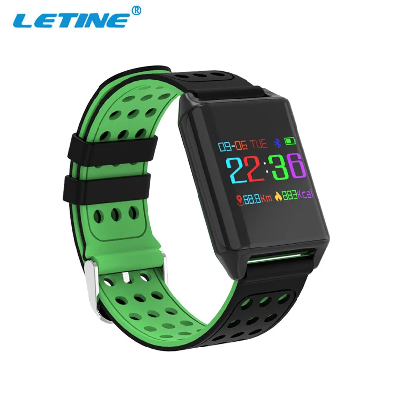 

Letine Smart Band Fitness Bracelet Activity Tracker with Heart Rate Monitor Blood Pressure for Android Smartphone VS Mi Band