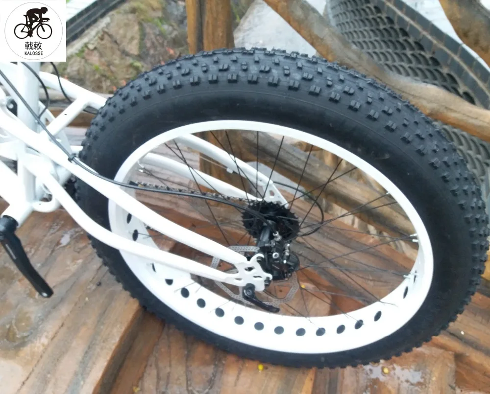 Kalosse гидравлические тормоза с полной подвеской M310 Fat bike 26*4,0 дюймов Снежный велосипед fat велосипед горный велосипед 24 скорости