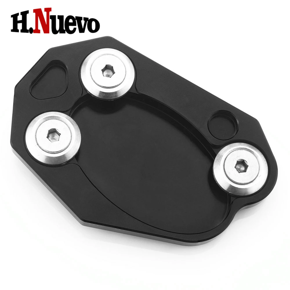 For Kawasaki Z800 Z 800 2013-2015 CNC Kickstand Side Stand Enlarger Plate Pad For Kawasaki Z1000 Z1000SX Z 1000 SX 2010-2015 (5)