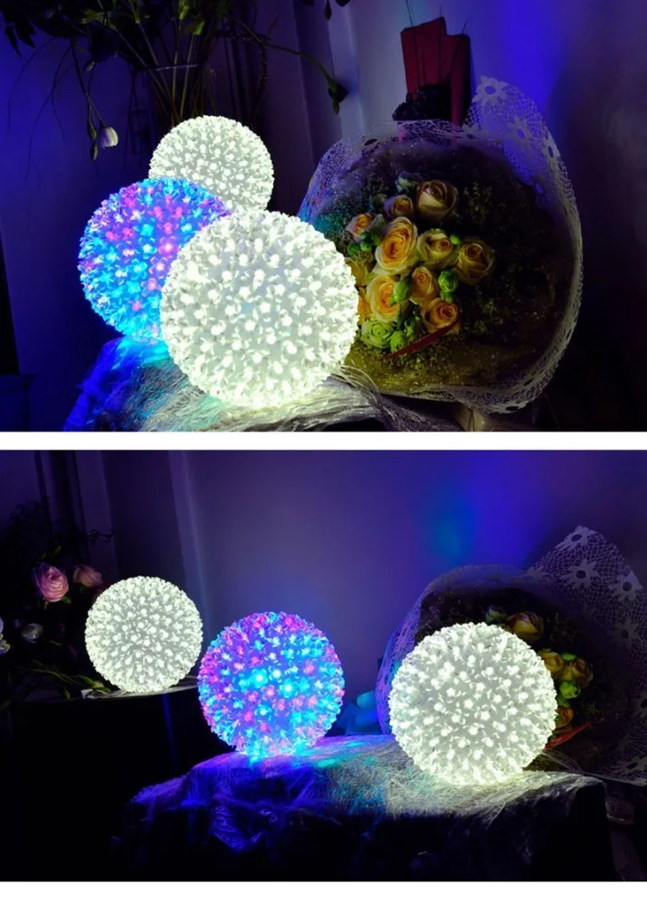 Binval светодиодный водонепроницаемый с вишней, цветущий шар, струнный светильник s AC 110V 220 V, мерцающий светильник для рождества, свадьбы, праздника, декора