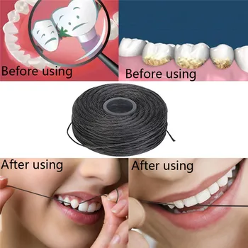 

Teeth Whitening 50m Dental Flosser Flossing The Dirt Between Teeth Removing Stains And Eliminating Bad Breath irrigador dental