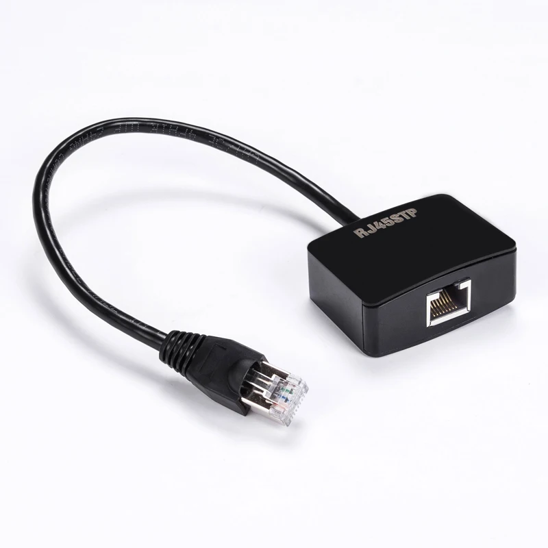 RJ45 CAT5 Male To Female LAN Network Extension Cable Cord Panel MountMobile Phone