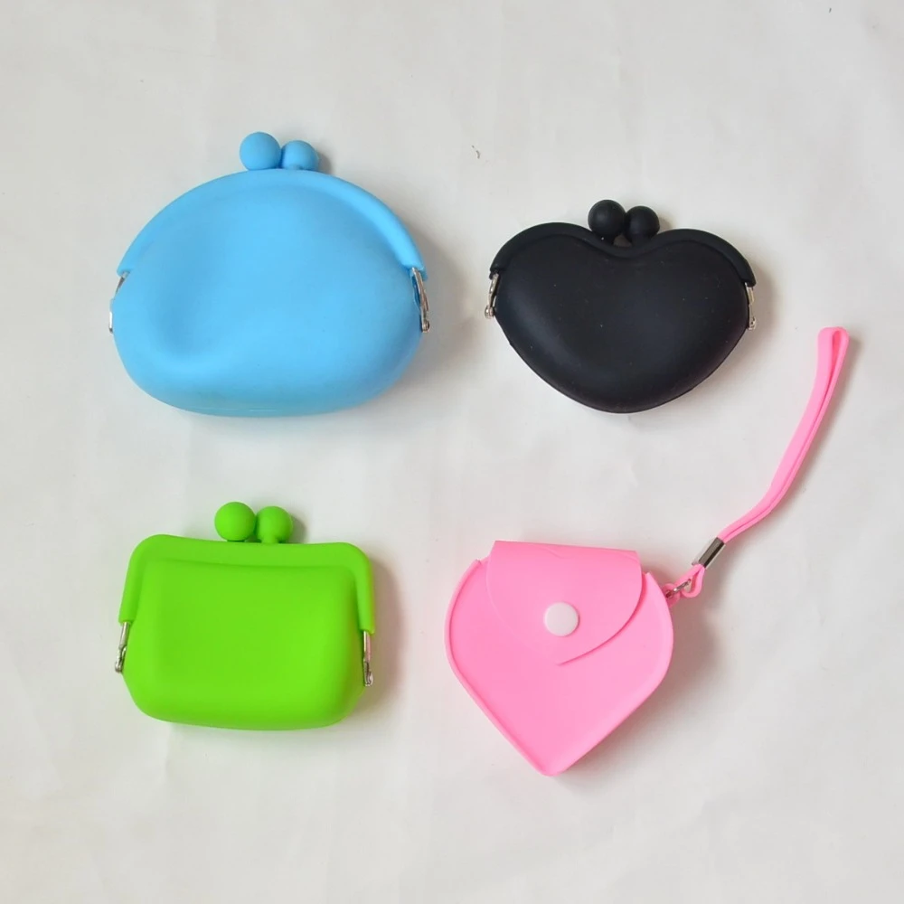Monedero en forma de corazón para mujer, MINI billeteras de moda, bolsas de mensajero, monedero de silicona, juguetes para bebés, SH 8009|silicone coin purse|coin pursefashion coin purse - AliExpress