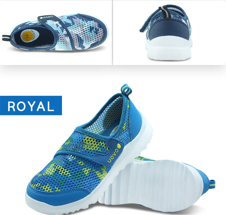Sapatos para Meninos e Meninas de Pouco Uovo Primavera Verão Crianças Sapatos Casuais Respirável Peso Esporte Tênis Tamanho 28 -37 7 High Quality Mamãe e Bebê