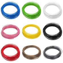 2018 nueva llegada 3D filamento Pla 1.75mm 10 m caucho plástico material de impresión para 3D pluma de la impresora 9 colores