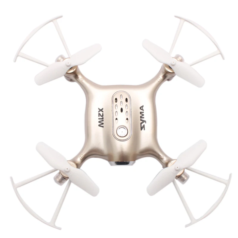 

WOTT-Syma X21W Remote Self-Timer Drone Mini Wireless HD Camera 4-Channel 6-Axis Gyro Quadcopter Gold