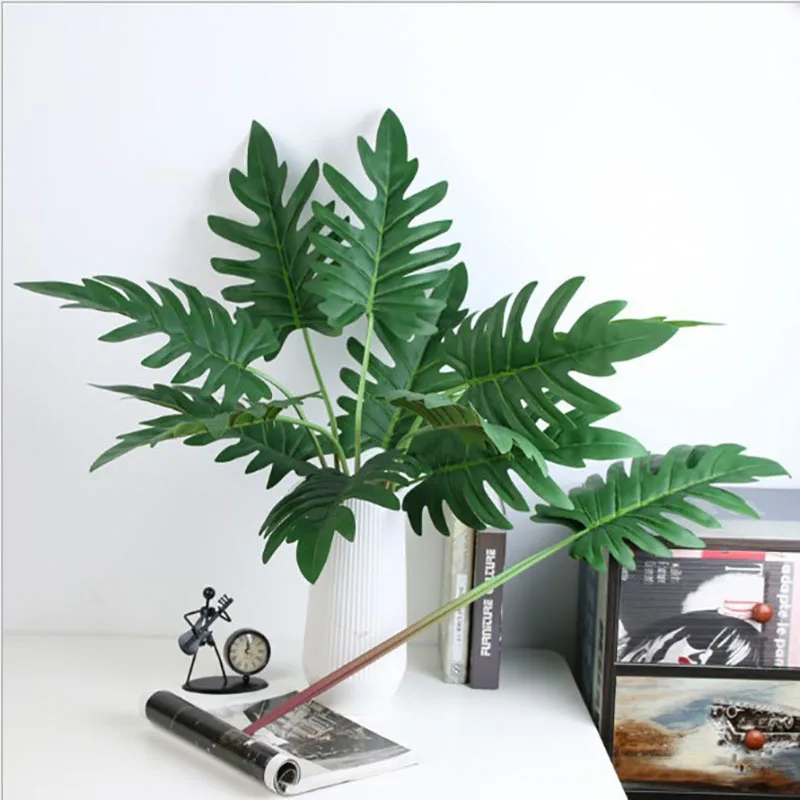 

Spring rain leaf simulation plant plastic flower Restauran decoration leaf garden party decoration artificial home furnishing