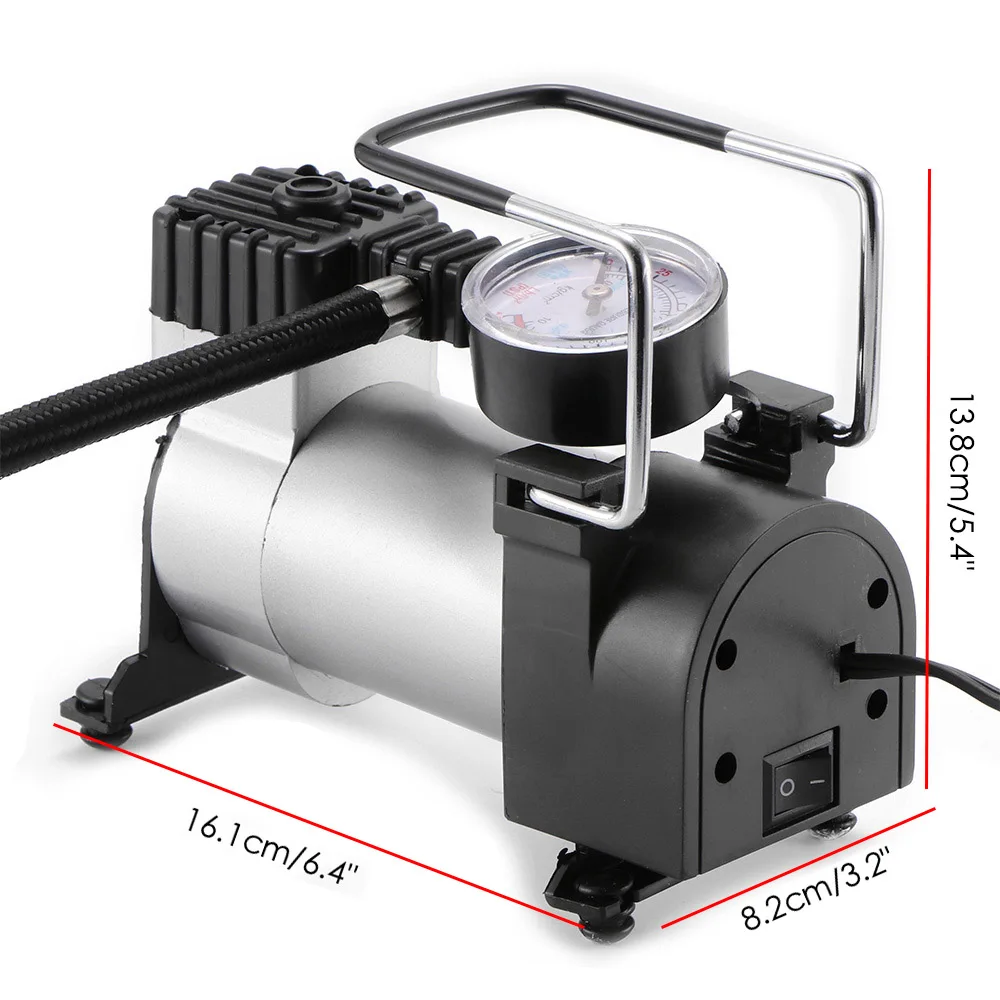 12V 150PSI объемом двигателя авто шин Портативный воздушный компрессорныц насос с сигареты универсальный для автомобилей велосипедов шары