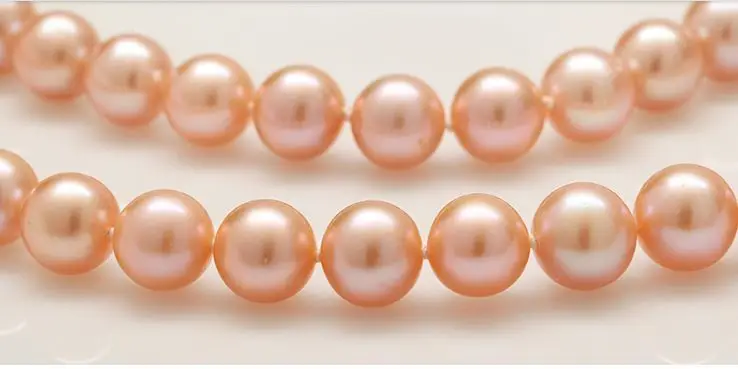 

gorgeous 9-10mm south sea round white pearl necklace 19inch 925s