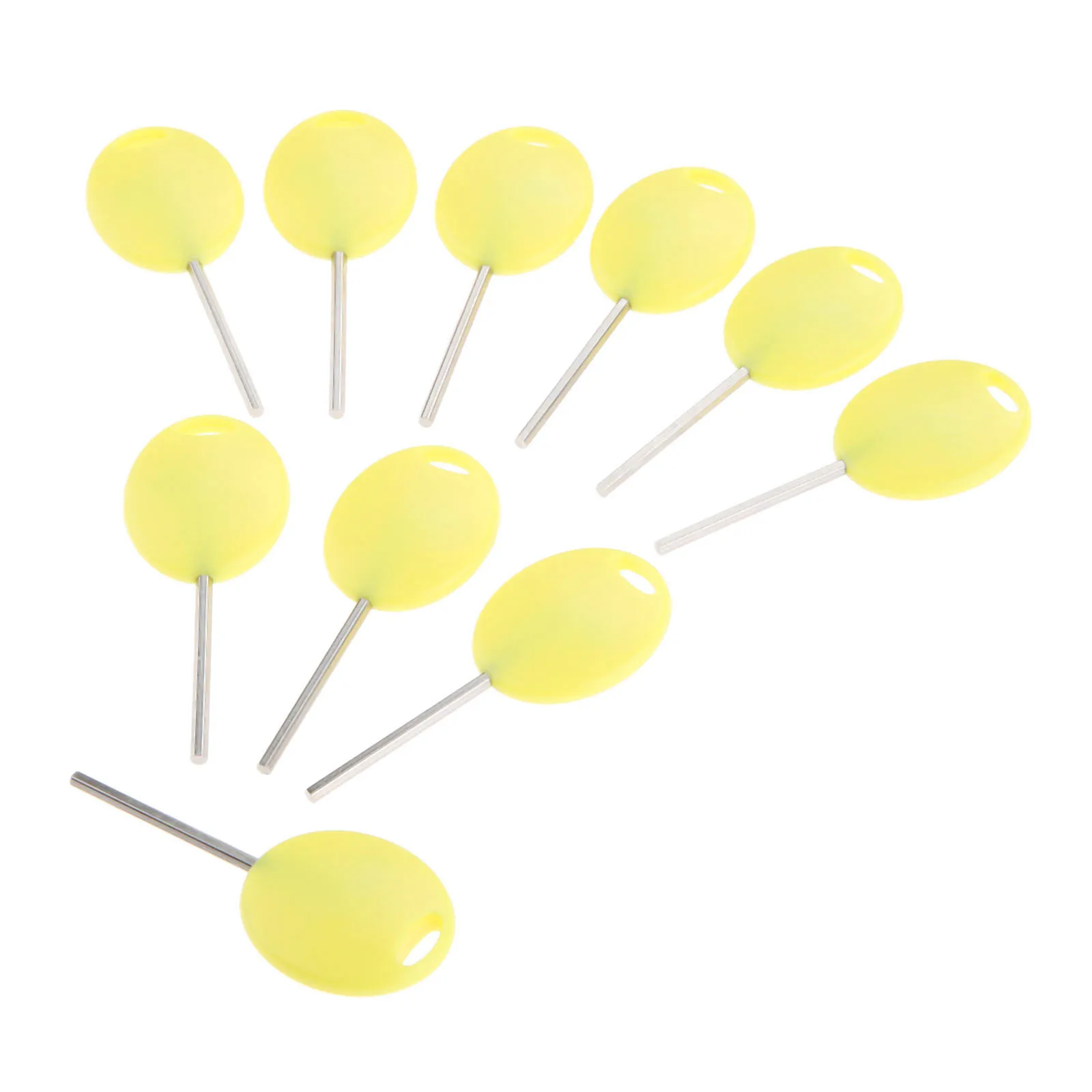 10 Pcs Surfboard Fin Key Surfing Tool Accessories Steel Hex Key And Plastic Molded Handle For Bodyboard Surfboard Longboard 62mm