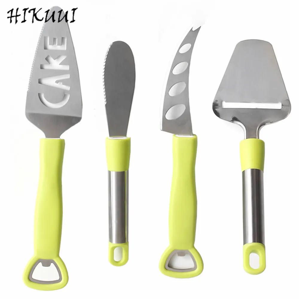 Buy 4pc/set Stainless Steel Cheese Cutter Slicer Food