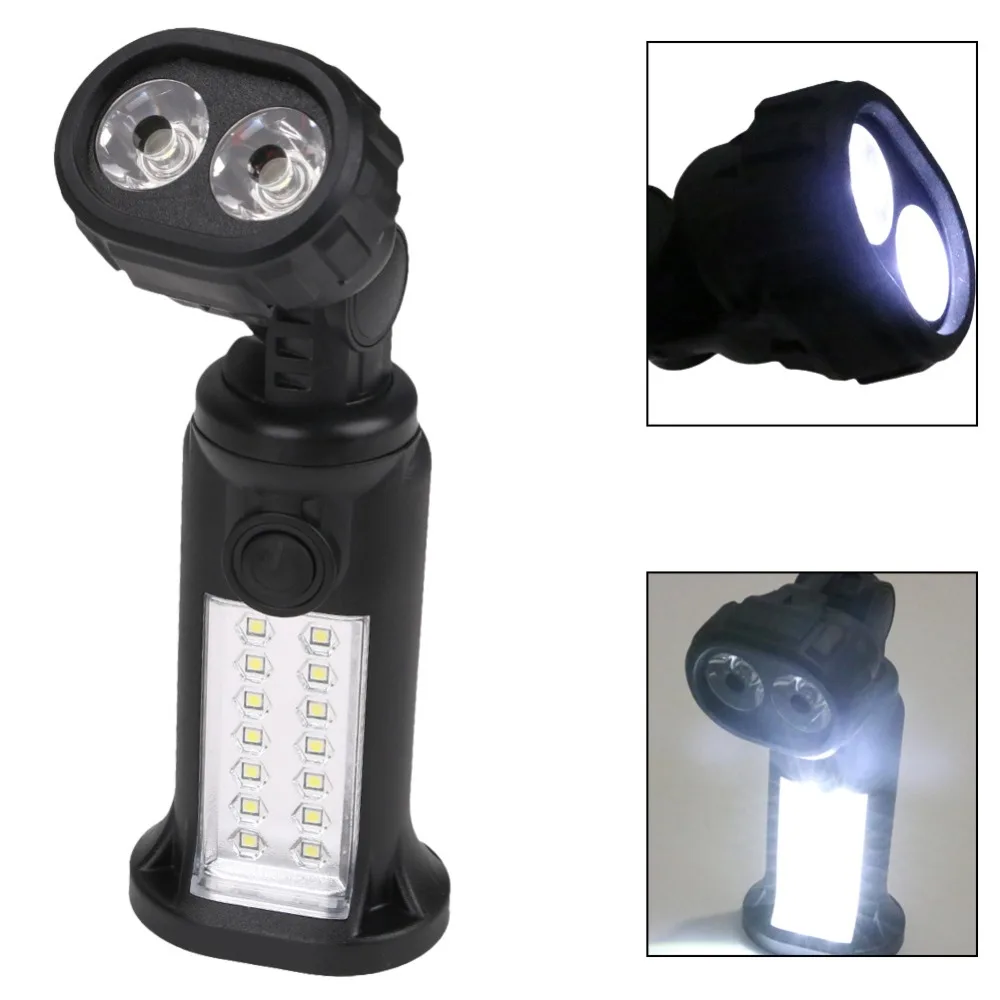 Портативный светодиодный фонарик 14 * SMD + 2 ных фонаря Рабочий фонарь ночник