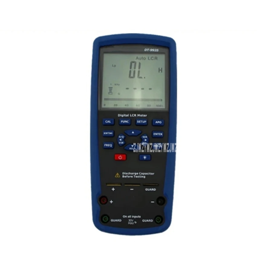 DT-9935 Электрический Мультиметр LCR метр индуктивность емкость сопротивление тестер Цифровой мультиметр 9 в 5 раз/мин 20pF-20mF