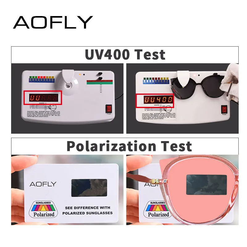 Женские солнцезащитные очки кошачий глаз AOFLY брендовые дизайнерские