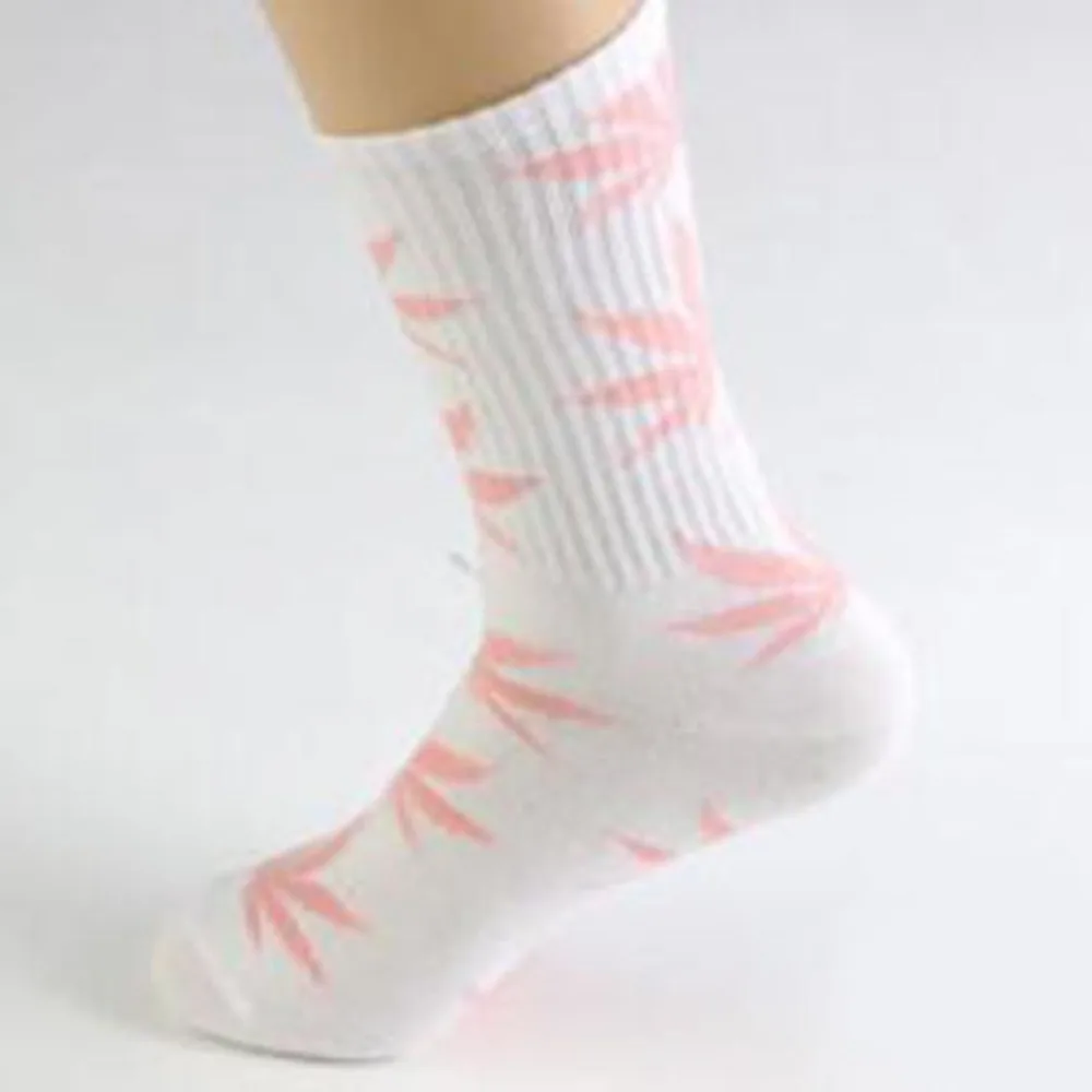 Принт &quotКленовый лист&quot носки мягкие Chaussettes Femmes хлопковые противоскользящие по