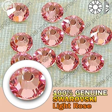 Светильник Swarovski Elements Rose(223)(без горячей фиксации/горячей фиксации) Железный(ss3-ss34)(1 мм-7 мм) Стразы с плоским основанием