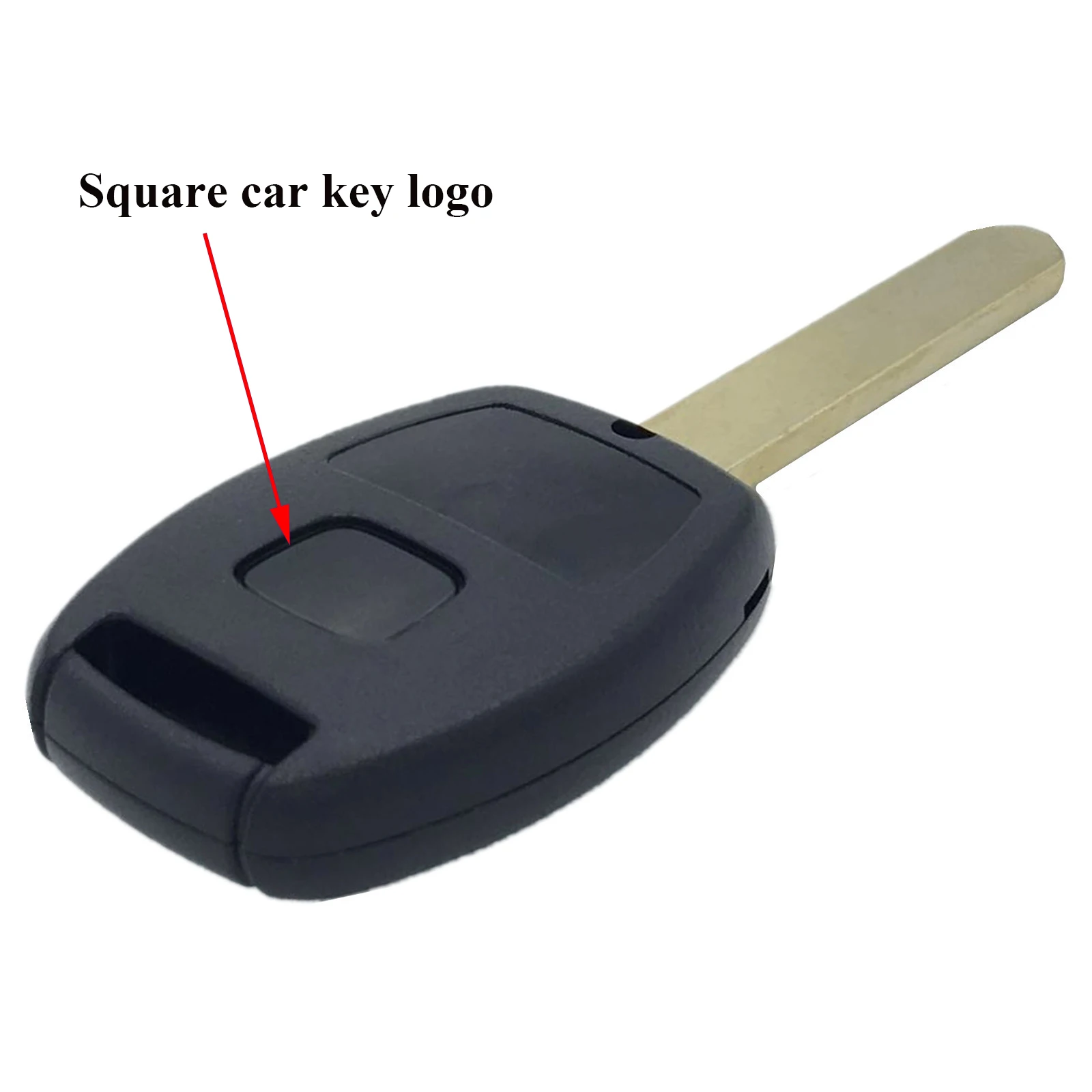 100piece Wholesale price car key emblem, 13X11mm Square size Irregular Car key logo