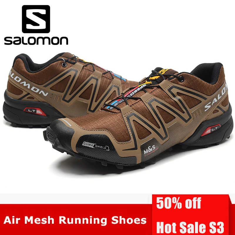 Salomon speed Cross 3 CS speed cross Нескользящие беговые кроссовки для мужчин уличные легкие кроссовки дышащие размер 40-46