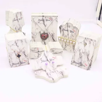 

50pcs/lot 2019 New Design Multiple styles MarblingEarring&HairClip Display&Packaging cards Necklace Card custom cost extra