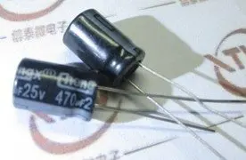 

100PCS 470uF/25V 8*12mm 105Degrees Celsius Aluminum Electrolytic Capacitor Brand new