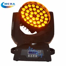 6 шт./лот Pro 36x10 Вт RGBW(4в1) светодиодный зум вращающаяся голова сценическое освещение